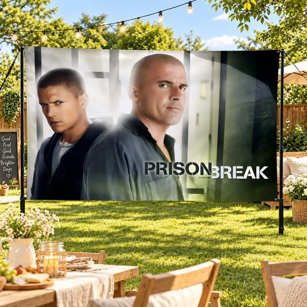 Prison Break Flags Suitable For Party Club Outdoor Interior Wall Art Decoration Banner Fans Gift