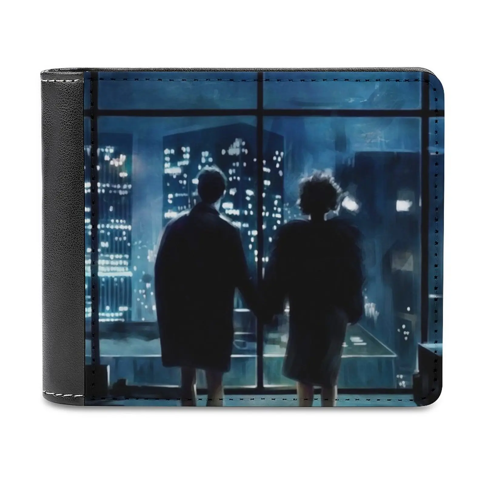 

Fight Club Men Wallet Pu Leather Short Male Purses Credit Card Wallet For Men Money Bag Fight Club Strange Love Movie Cinema