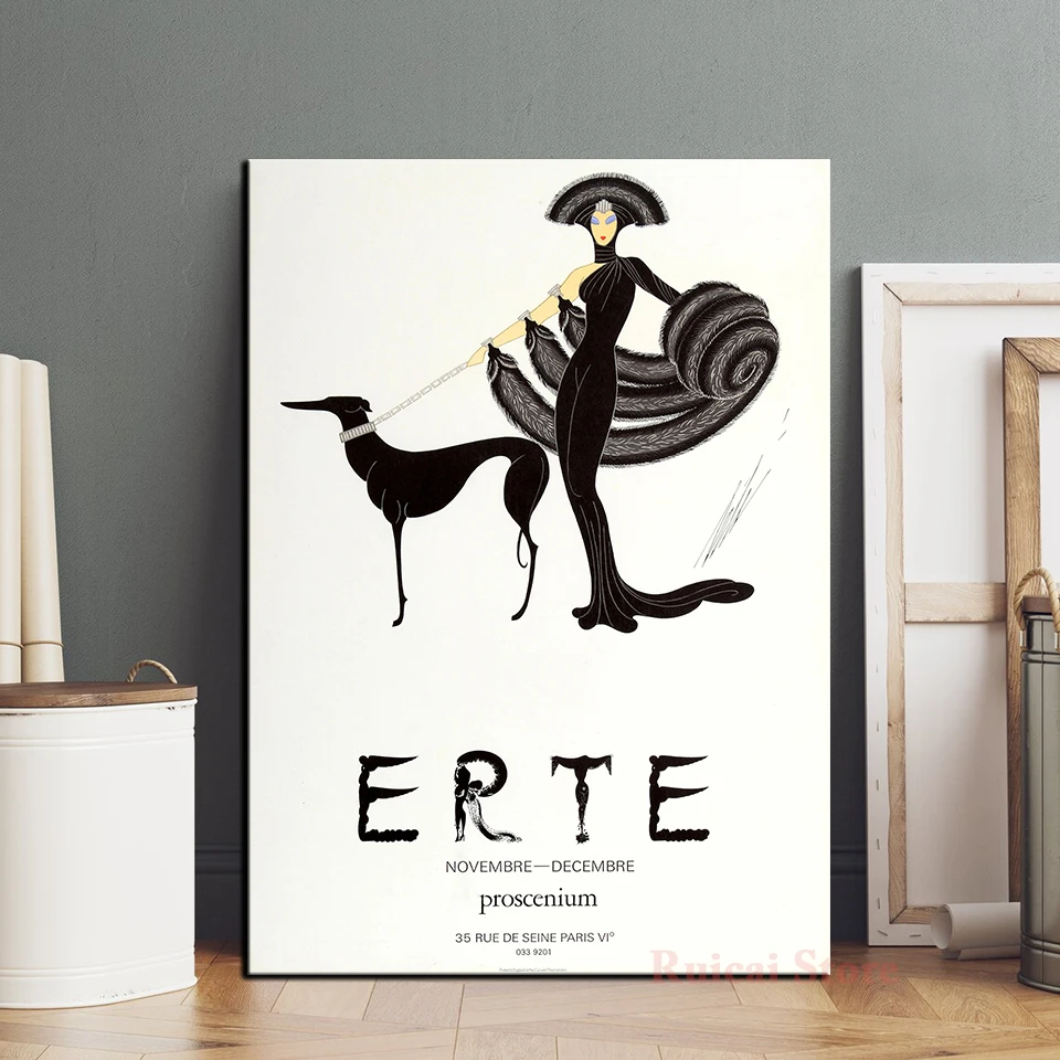 

Symphony in Black, 1980's Poster Art Print Canvas Painting Wall Art Prints Picture Home Decor