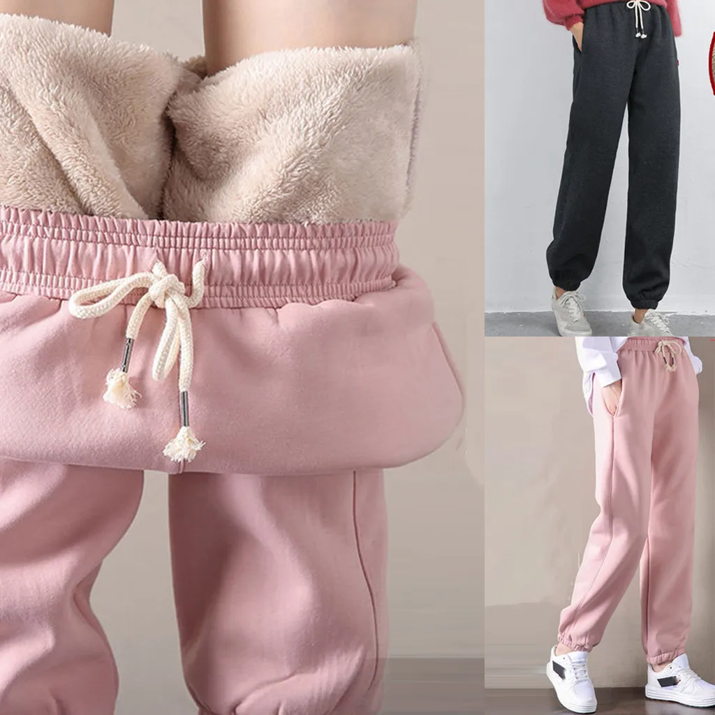 Sports Pants Keep warm Workout Girls Womens Pants Casual Work with Pockets Track Sweatpants Women Summer Work Pants for Women