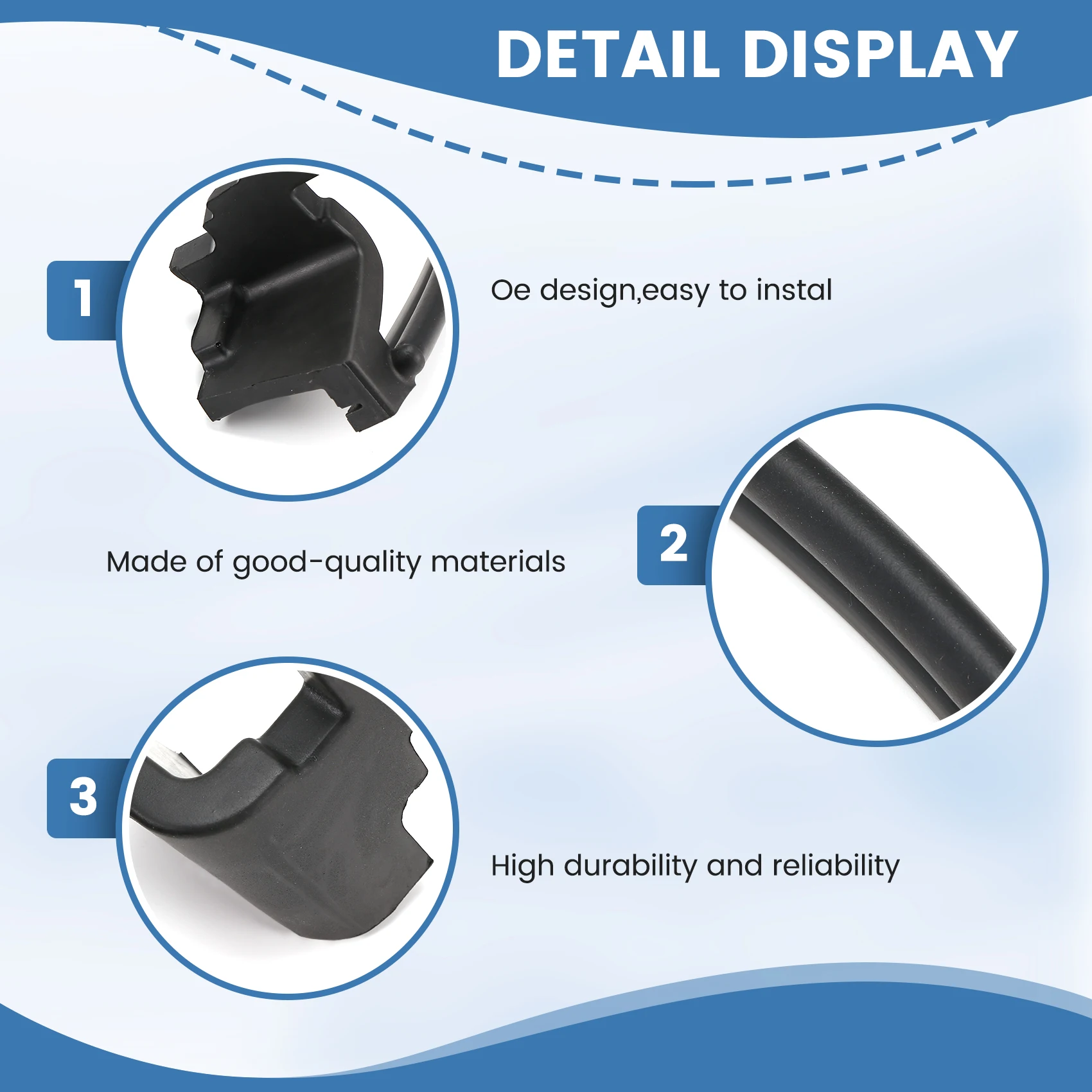 

Уплотнительная вставка (хлопковый блок) для капота A57E-Front Engine Hood Sealing Strip Plug Cotton Block для Tucson L, уплотнитель капота, артикул 86430N9000 86430-N9000