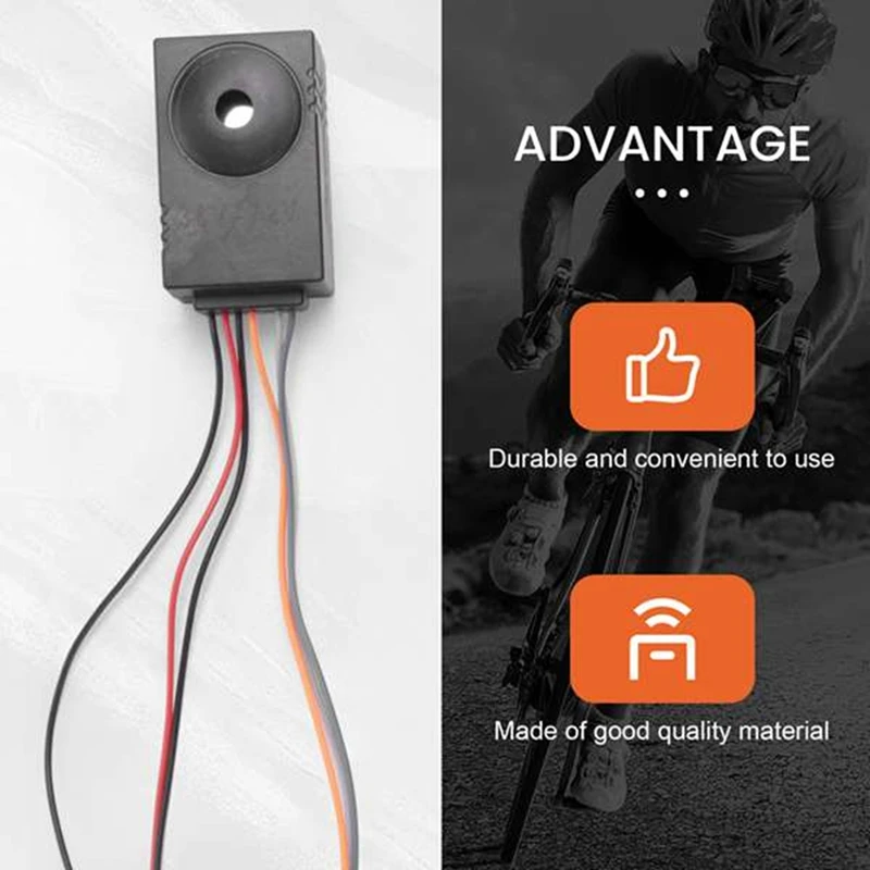 Ebike Alarm System Dual Remote Control 36V 48V 60V 72V Universal Waterproof Electric Bike Replacement Larm Accessories