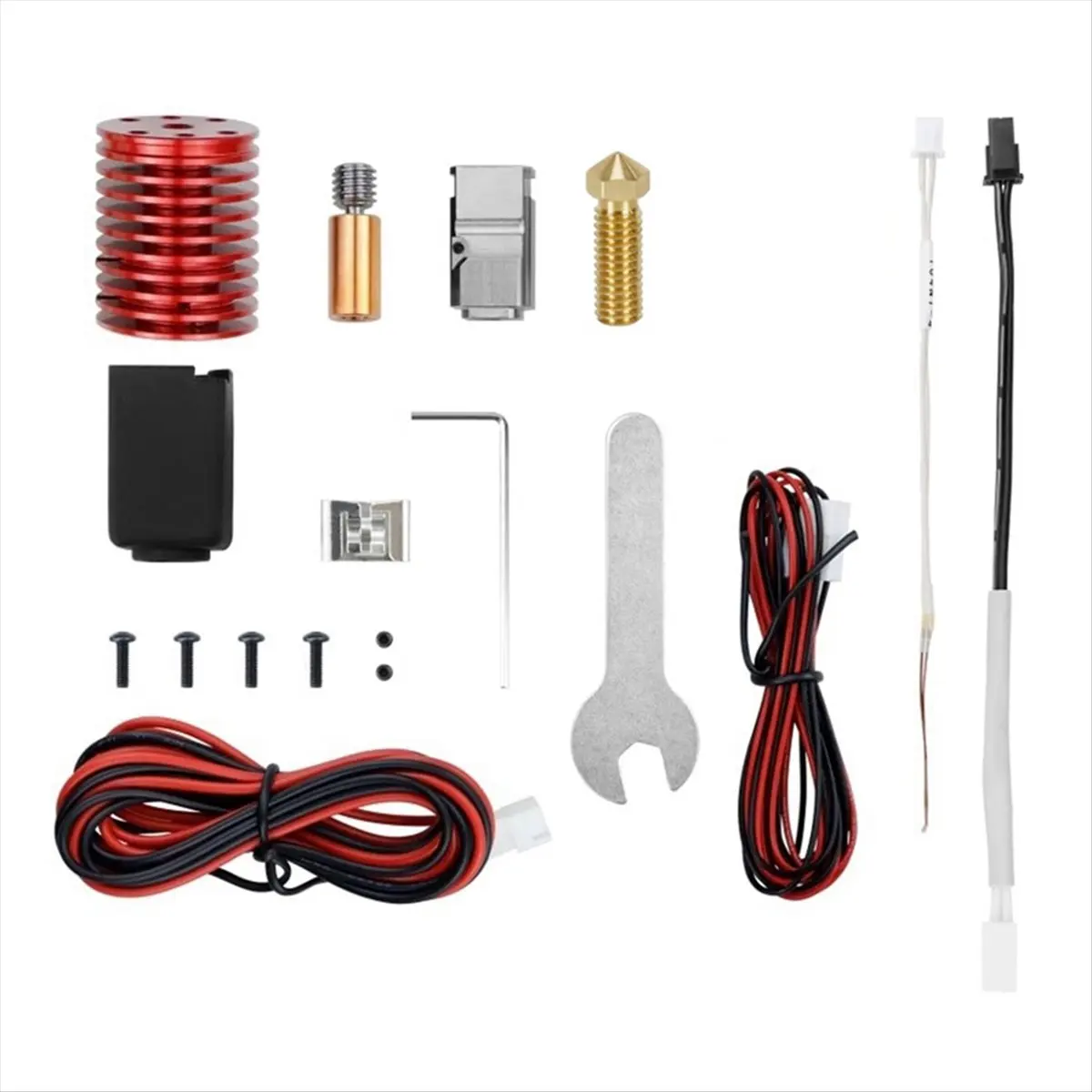 【Best Seller】V6 Hotend Kit V6 Nozzle Bimetal Throat for 0.1/0.2/2.4 for Prusa 3D Printer Parts