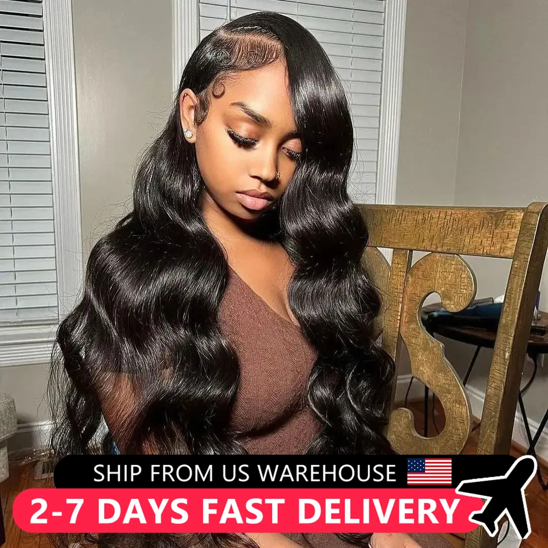 Body Wave 4x6 5x5 HD Lace Closure Wig Brazilian Human Hair Glueless Wig Pre Cut 180% 13x4 13x6 Transparent Lace Frontal Wigs