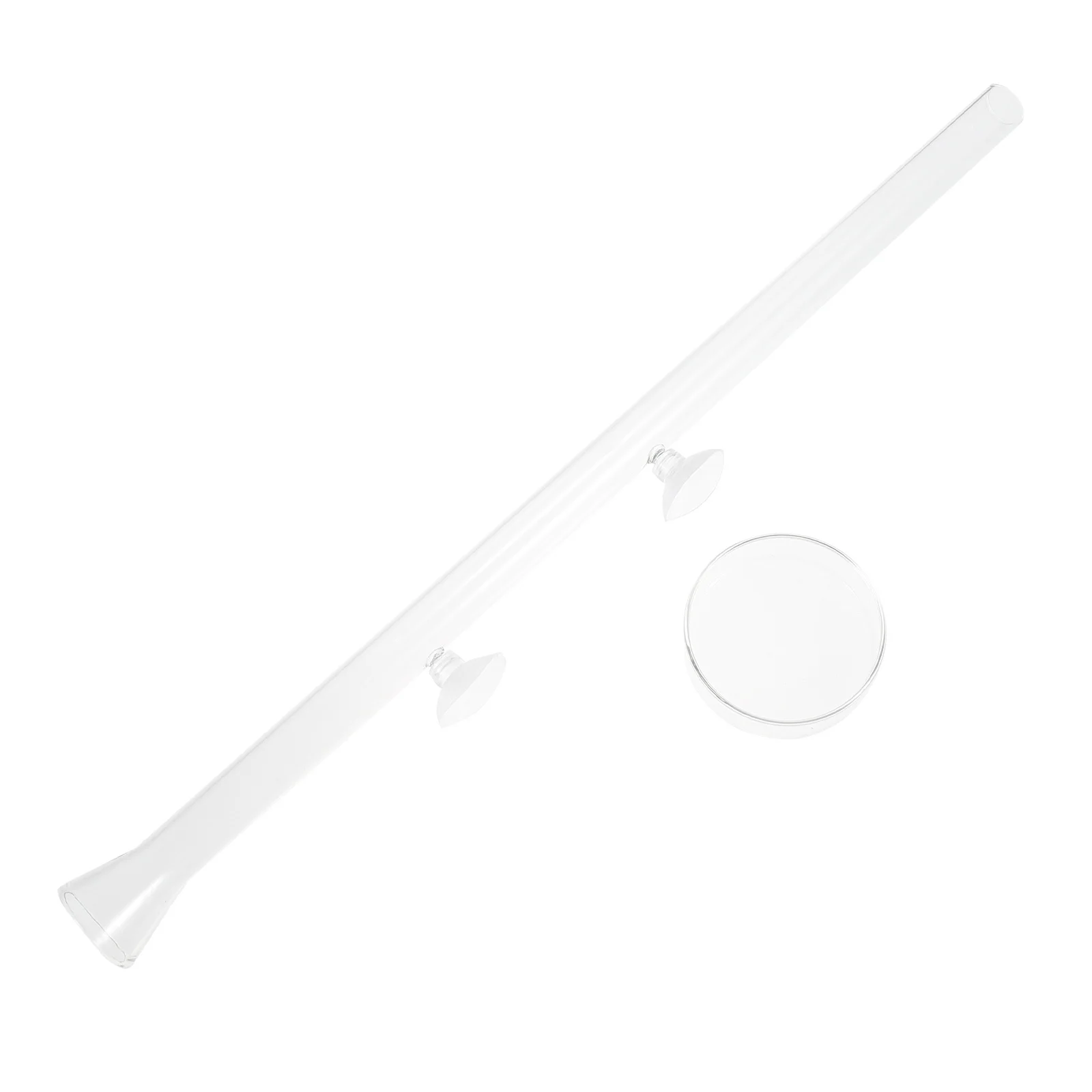 

1Set High Grade Glass Shrimp Feeder Aquarium Fish Tank Feeding Tube Easy Install Detach Clean Professional Design