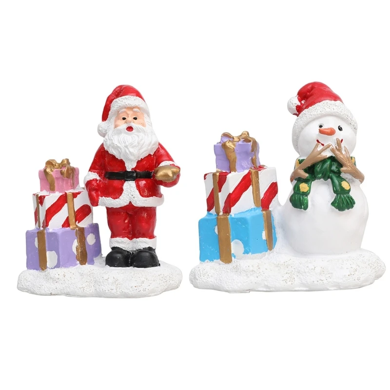 

Handcrafts Resin Snowman Figurine for Festival Seasonal Home Adornment 45BE