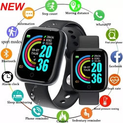 Smartwatch D20Pro męskie damskie zegarek z trackerem Fitness sportowe tętno Monitor ciśnienia krwi wodoodporne Smartwatch dla androida IOS