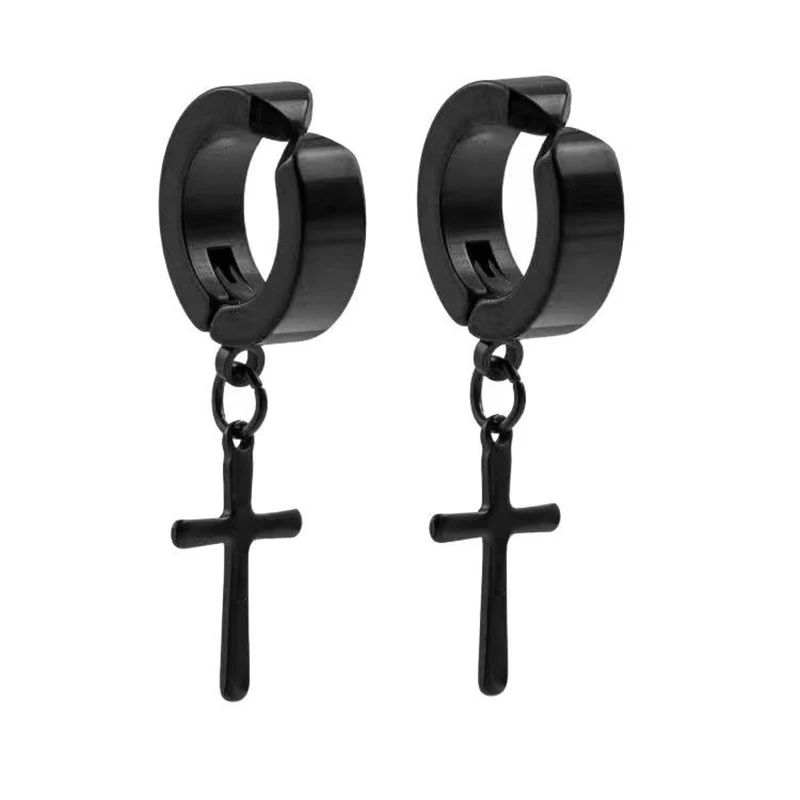 Game Genshin Impact Arataki Itto Cosplay Ear Clips Earrings Props Stainless Steel Earring серьги аниме Women Jewelry Accessories