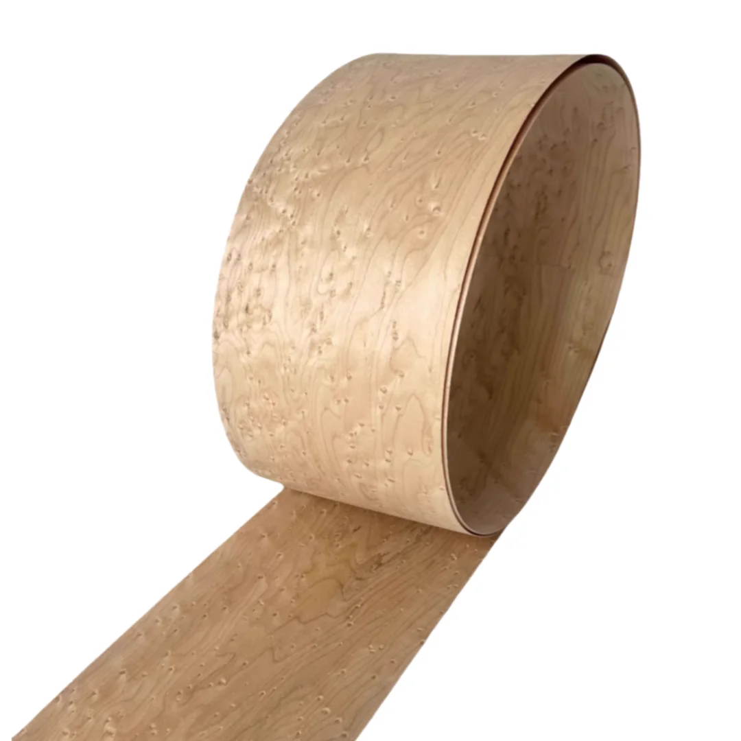 L:2meters Width:150mm 0.5mm Thick Natural Bird's Eye Maple Solid Veneer DIY Crafts Guitar Veneering Speaker Trim Car Interior