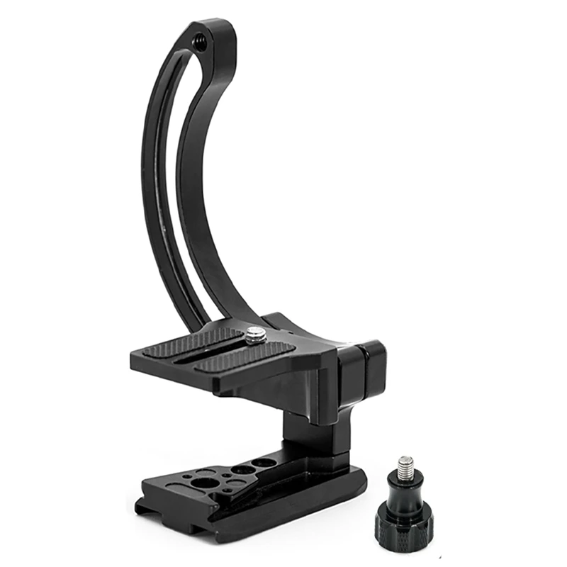 Super Sale DSLR Camera Lens Support Bracket Semi-Circular Horizontal Vertical Quick Switch Mount