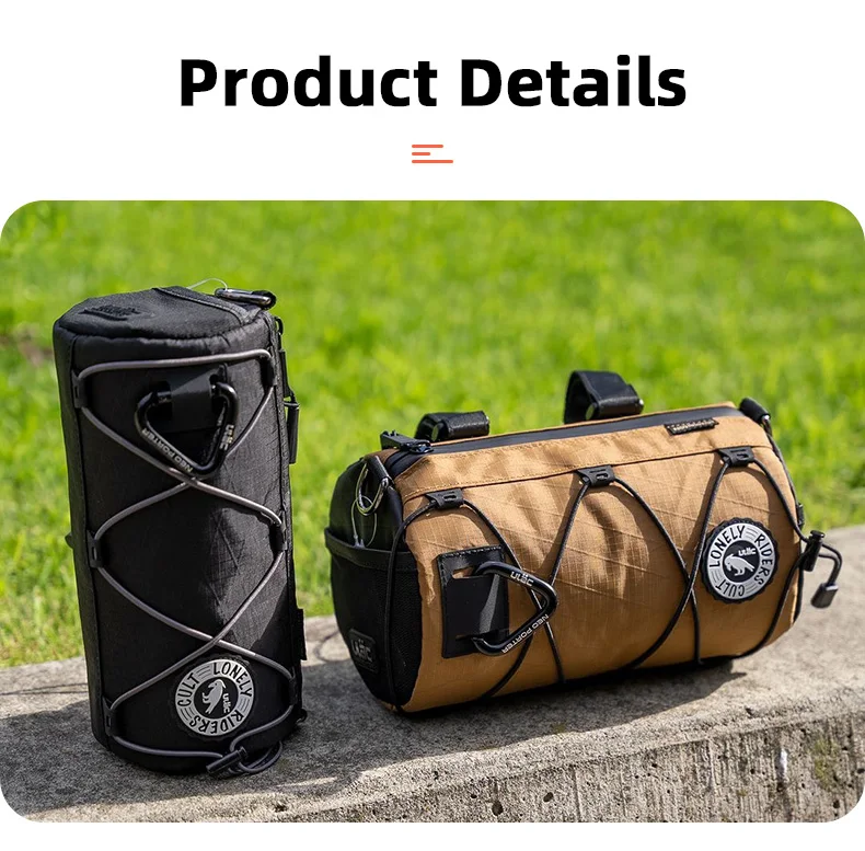 Ulac Fahrrad-Lenkertasche 1,7L Große Kapazität Verschleißfeste Fahrradtasche Mountainbike-Rennrad-Vordertasche Multifunktional – Detail 10