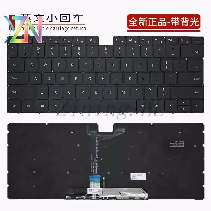 Backlit keyboard suitable for Huawei Honor MagicBook Pro HBL-W19 HLY-W29 KLV-W29L