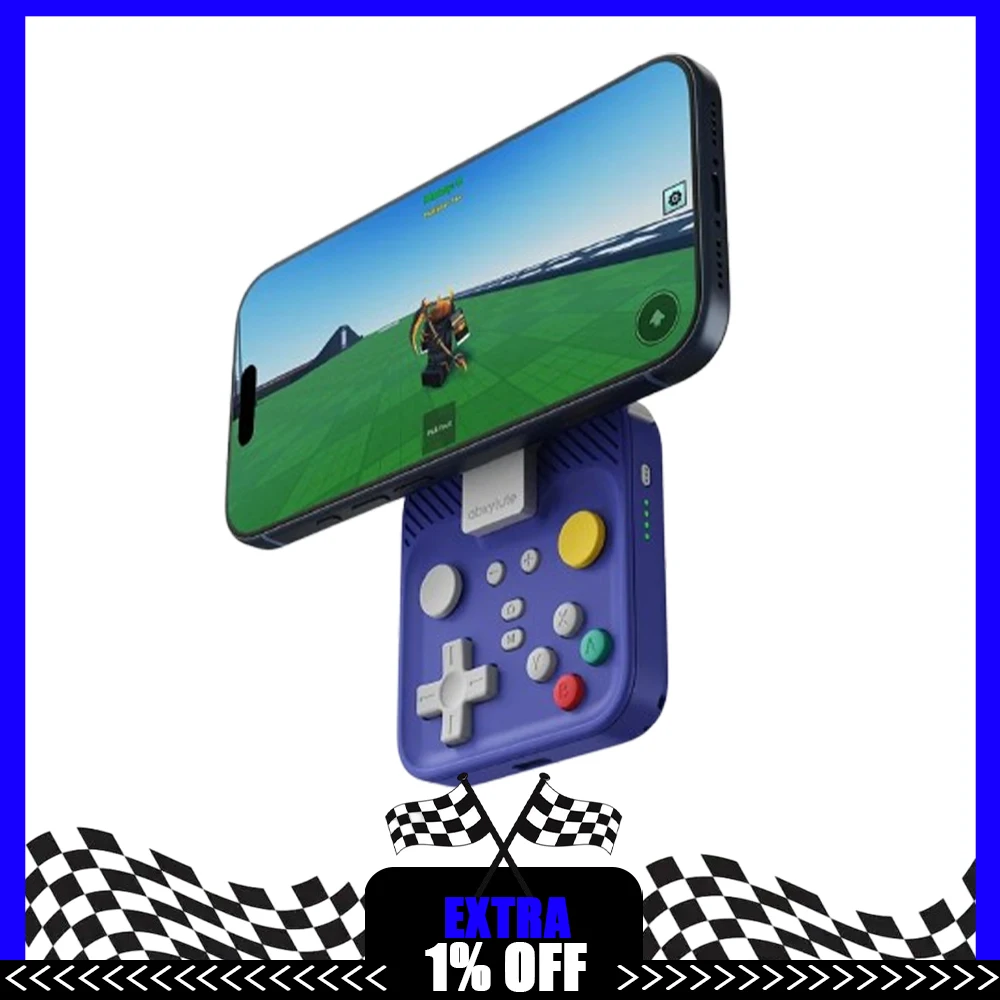 Abxylute M4 Snap-On Phone Controller Magnetic Mini Mobile Gampad Portable Retro with MagSafe Snap for IOS/Android/Switch/PC Gift