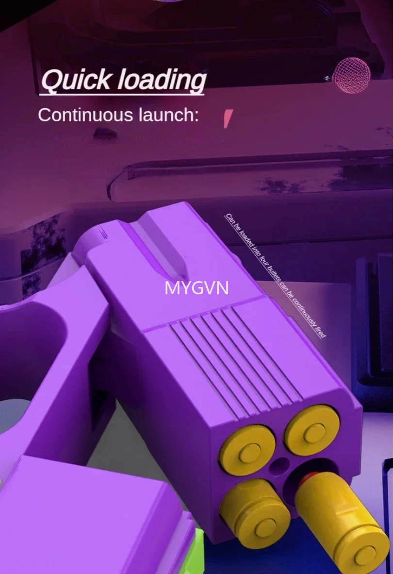 COP357 Karotte Spielzeug Pistole Shell Auswurf Weiche Kugeln Launcher Mini Größe Manuelle Brennen Tragbare Pistole Modell Kinder Erwachsene Geschenk – Detail 5