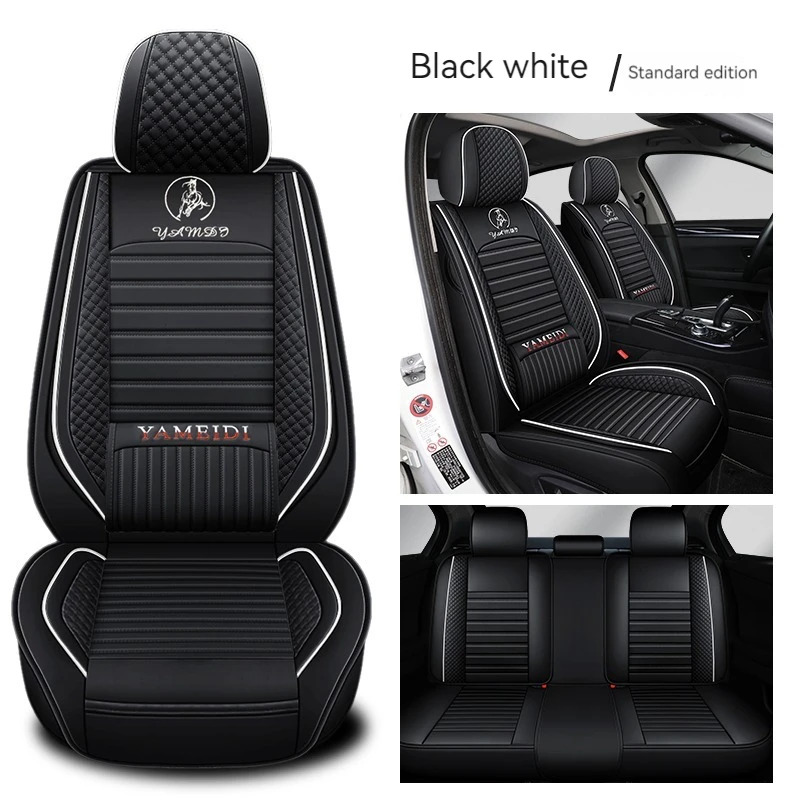 

High Quality All Inclusive Car Leather Seat Cover For SsangYong Korando Rexton Actyon Chairman Kyron Car Accessories Protector