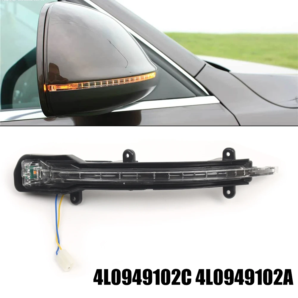 

Car Mirror Indicator Lamp Turn Light Signal For Q7 Q5 MK1 4L0949101C 4L0949102C Car Rearview Side Mirror Light