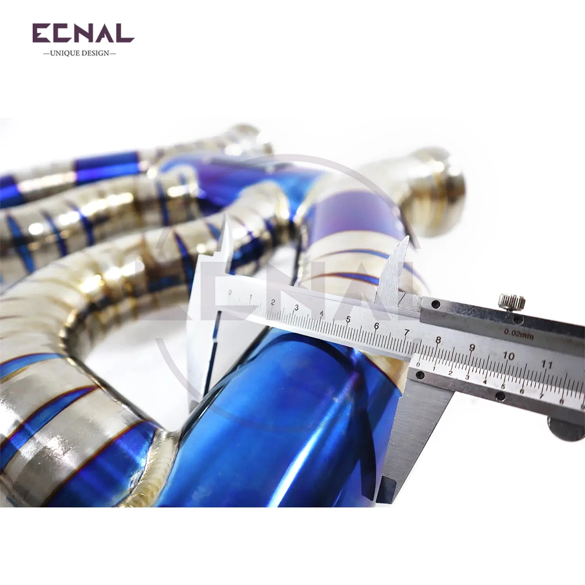 Ecnal Exhaust Sport Pipe without Valve for Mclaren 650S 12c mp4 3.8T to 675LT Titanium Alloy Exhaust Axle-back System view 5