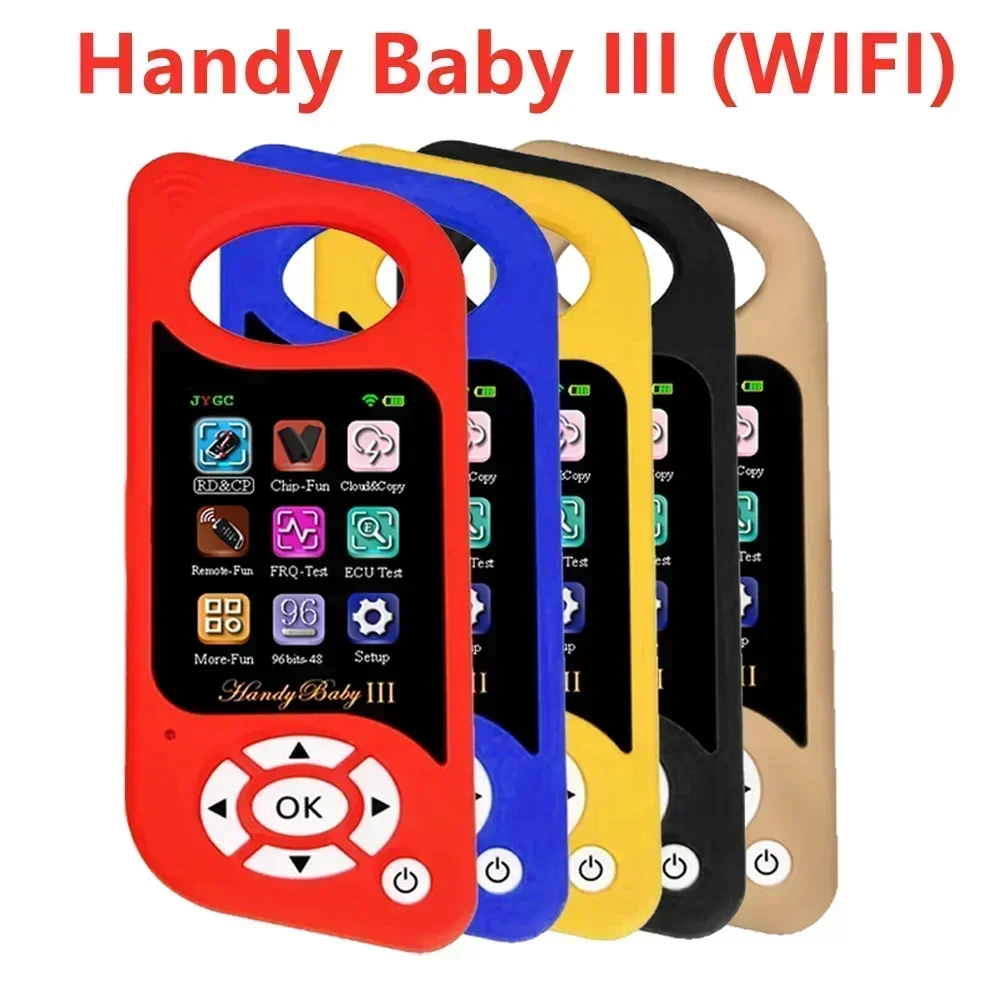 Newest JMD Handy Baby III Auto key programmer lll Key Copier for 4D / 46 / 48 / G / KING / King Chip Red Chip Copy 96bit 48 Chip