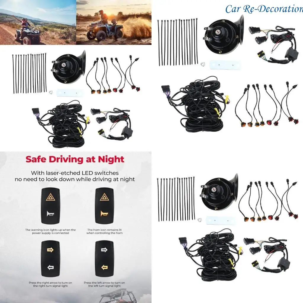 

R58D Street Legal Sign Sign Sign с переключателем Rockers для UTV ATVS с Easy Install Granse Granse & Paterbody Design