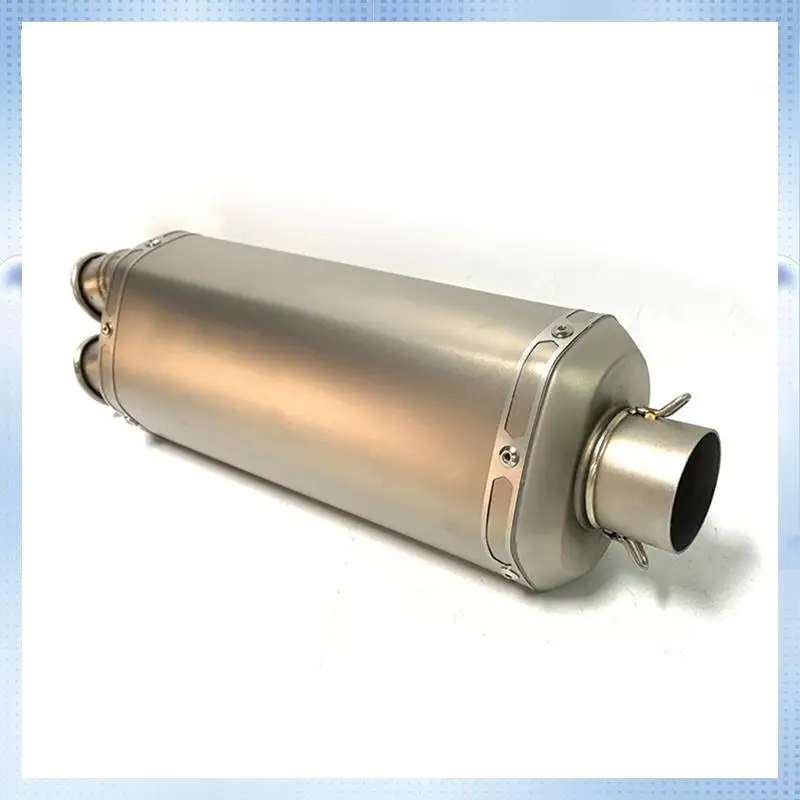 

NEW-Exhaust Pipe Muffler Motorcycle Exhaust Pipe Muffler Universal Exhaust Pipe Muffler Gradient Blue