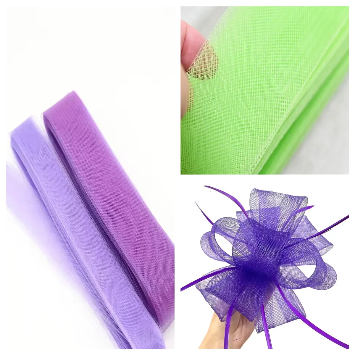 Hard Horsehair Mesh Braid Trim Polyester Stiff Ribbon Sewing Boning Supply for Wedding Dress Gown Skirt Hat Decoration