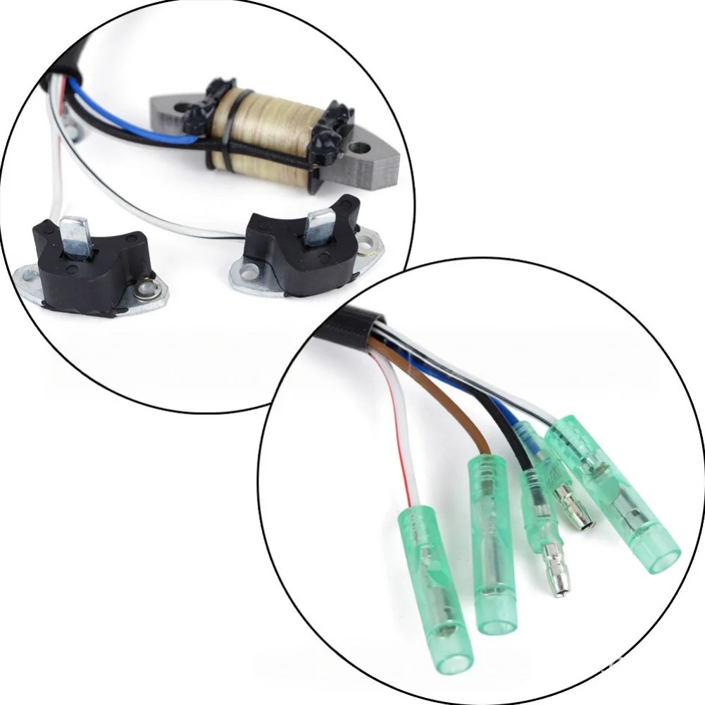 Boat Engine Ignition Coil 61N-85543-09 Pulser Coil for 25HP 30HP 2-Stroke For Outboard Motor Direct Replacement