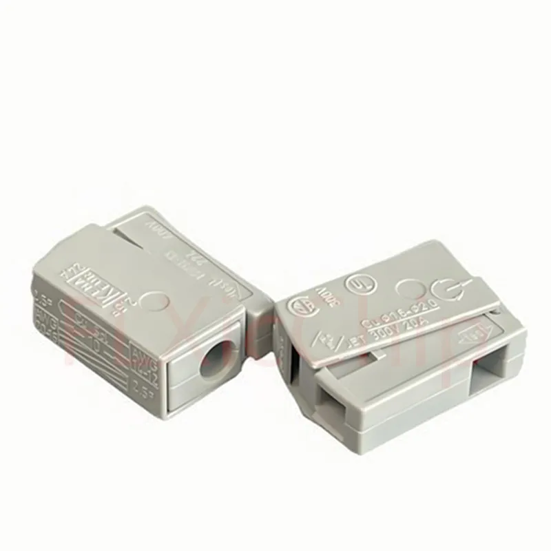 100PCS/box 224-101 224-112 wago terminal Lighting fixture docking connector wire joint quick insulation spring type New