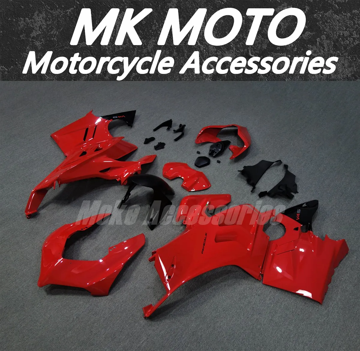 

Motorcycle Fairings Kit Fit For Panigale v4s v4r 2023 2024 Bodywork Set Abs High Quality Injection Abs Black Red New