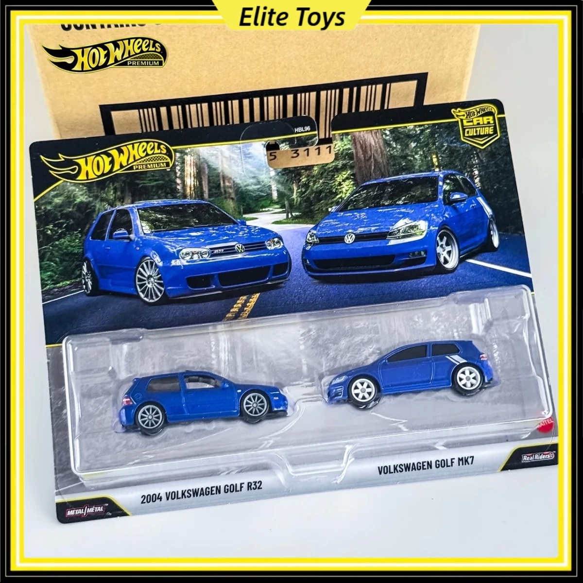 

Коллекционные модели автомобилей Hot Wheels Premium, 2 шт. в упаковке, масштаб 1:64, Volkswagen «Назад в будущее», серия Car Culture, новые коллекционные машинки, подарок-игрушка