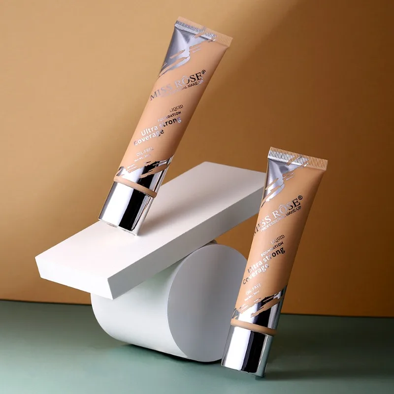 คอนซีลเลอร์รองพื้นควบคุมความมันและติดทนนาน Brighten Face Eyes Dark Acne Cover Cream Face Base Makeup คอนซีลเลอร์แต่งหน้า