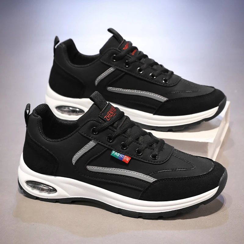 Fall Fashion Men Casual Sports Shoes Comfortable Inner Lightweight Wear Resistant for Sports Daily Leisure