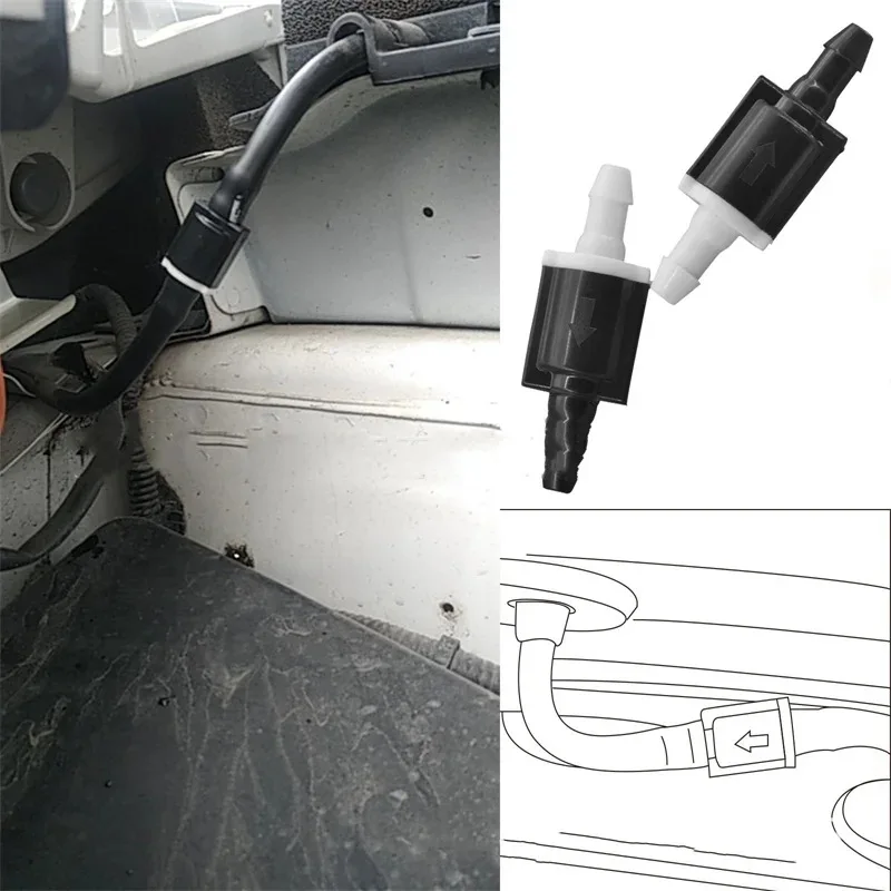 4pcs Practical Convenient Wiper Washer Windshield Check Valve For Toyota Highlander 2001-2007 For Lexus IS250 IS350 2006-2015 85