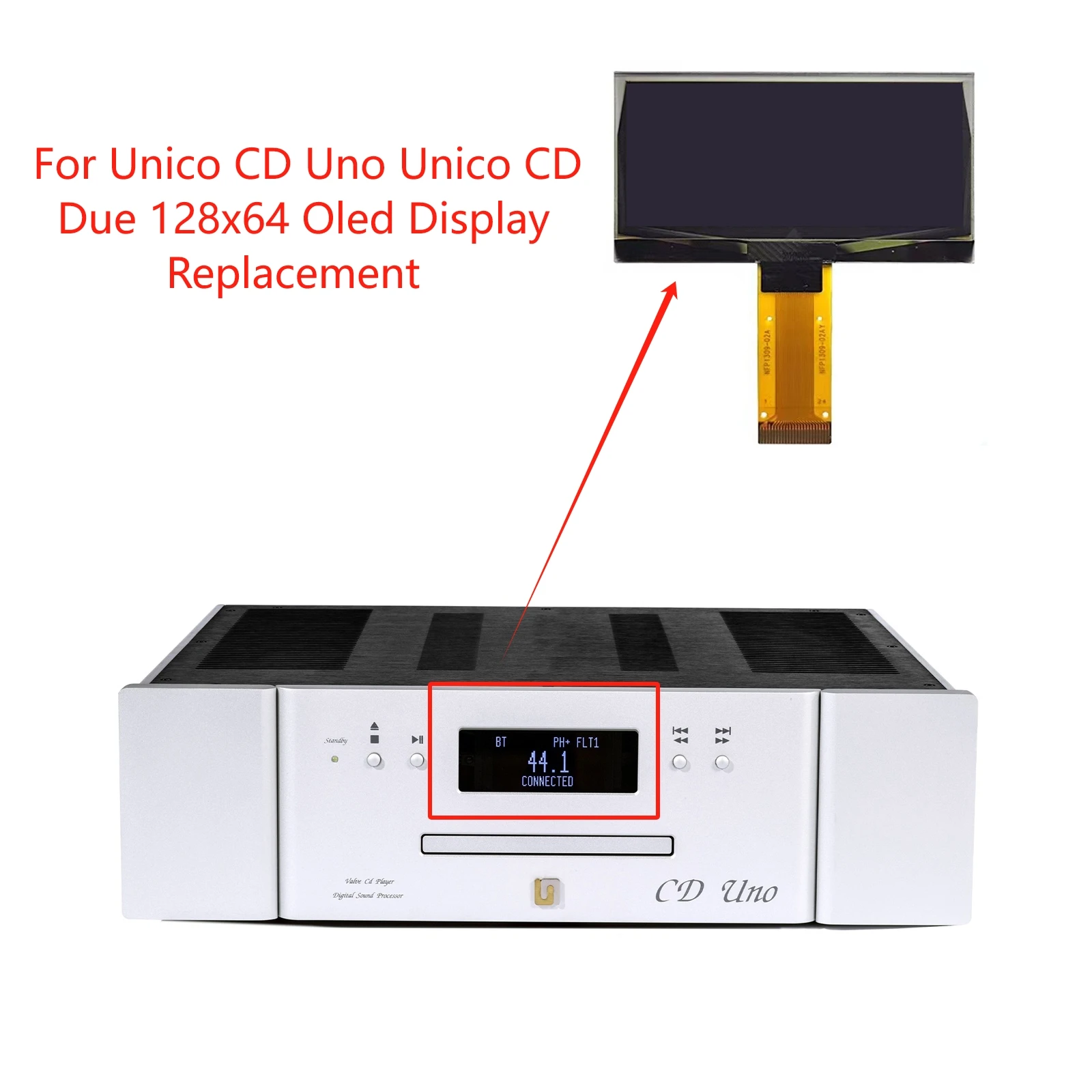 nouvel-ecran-oled-128x64-pour-unico-cd-due-unico-cd-uno-remplacement-d'ecran