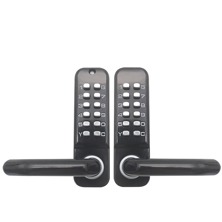 

The second generation outdoor waterproof rust-proof long handle double-sided digital password keyless mechanical door lock