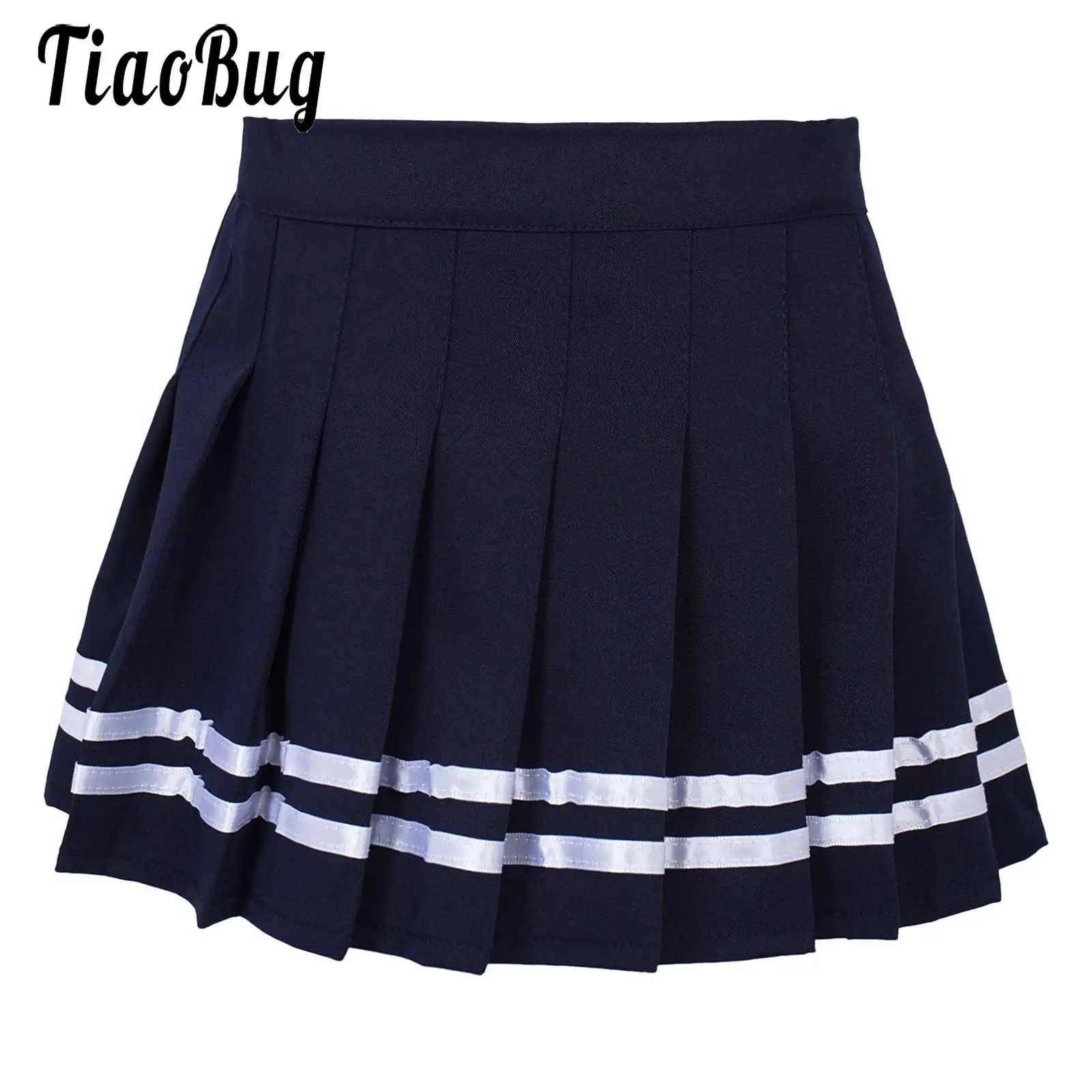 

Girls A-line Pleated Skirts School Uniform Scottish Kilt Tartan Skirt Girls Classic Short Mini Skirt Sport Gym Tennis Bottoms