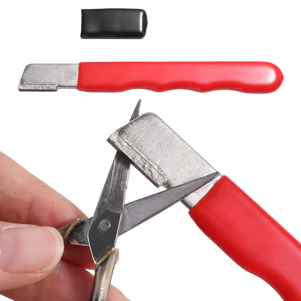 Alloy Garden Shear Sharpening Stone Outdoor Portable Garden Outdoor Sharpening Tool Professional Outdoor Scissors Sharpener