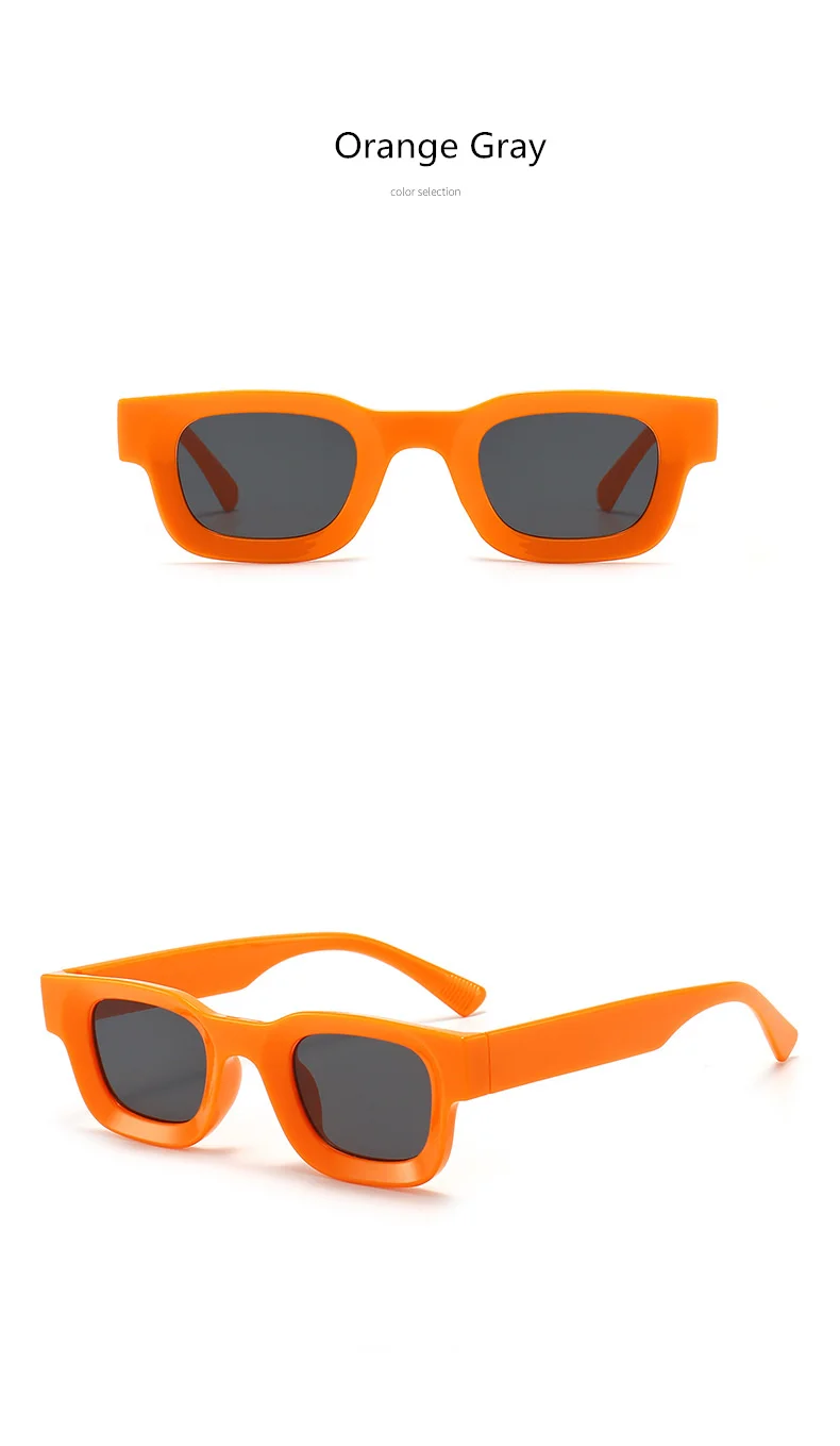 Kleine Rahmen Sonnenbrille Männer Frauen Vintage Quadrat Sonnenbrille Marke Designer Konkaven Spiegel Schwarz Brillen Shades UV400 – Detail 19