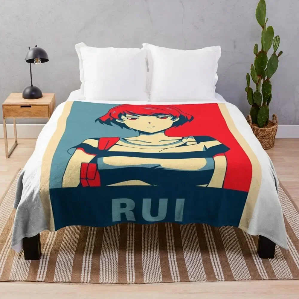 

Domestic Girlfriend - Rui Anime Poster Throw Blanket Quilt Soft Big Plaid Soft Beds Blankets