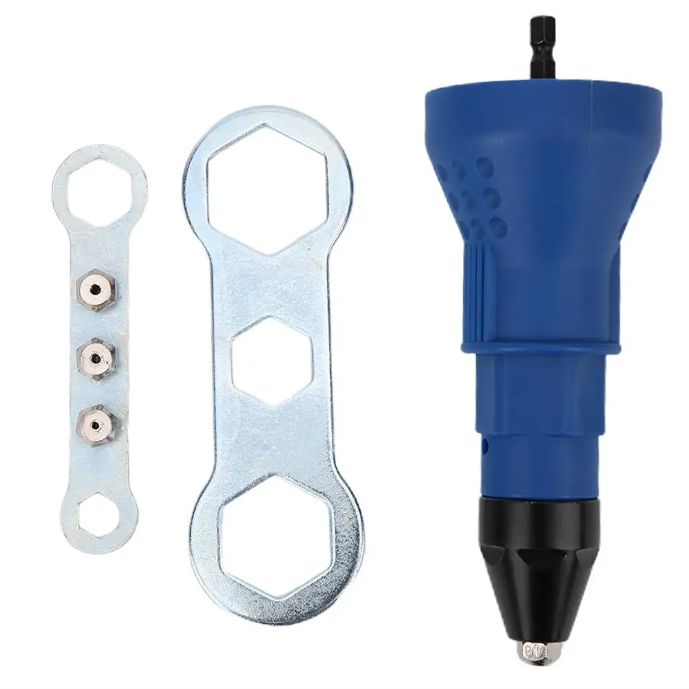 

Rivet Drill Attachment Nut Riveting Adaptor Electric Tool Kit Power Tool Accessory