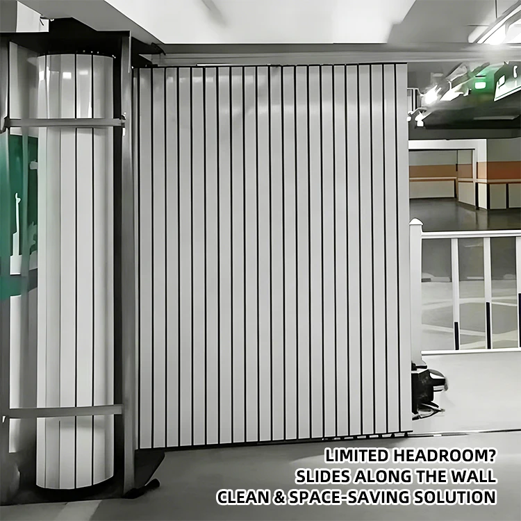 Any Size Custom Aluminum Side Sliding Garage Door For Modern Home Garage Premium Anti Corrosion Space Saving Stable Durable