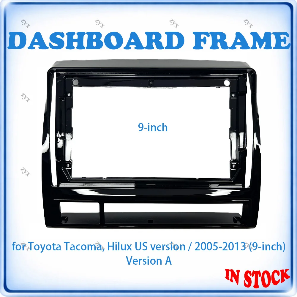 

Рамка для автомагнитолы Toyota Tacoma и Hilux (версия для США) 2005-2013, 9 дюймов, стиль A, с декодером Canbus и проводкой.