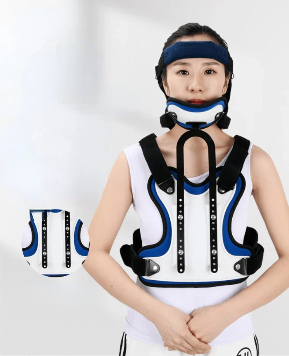 Adjustable Thoracolumbar Orthosis Posture Corrector U-shape Rehabilitation Lumbar Shoulder Spine High Position Protection Straps