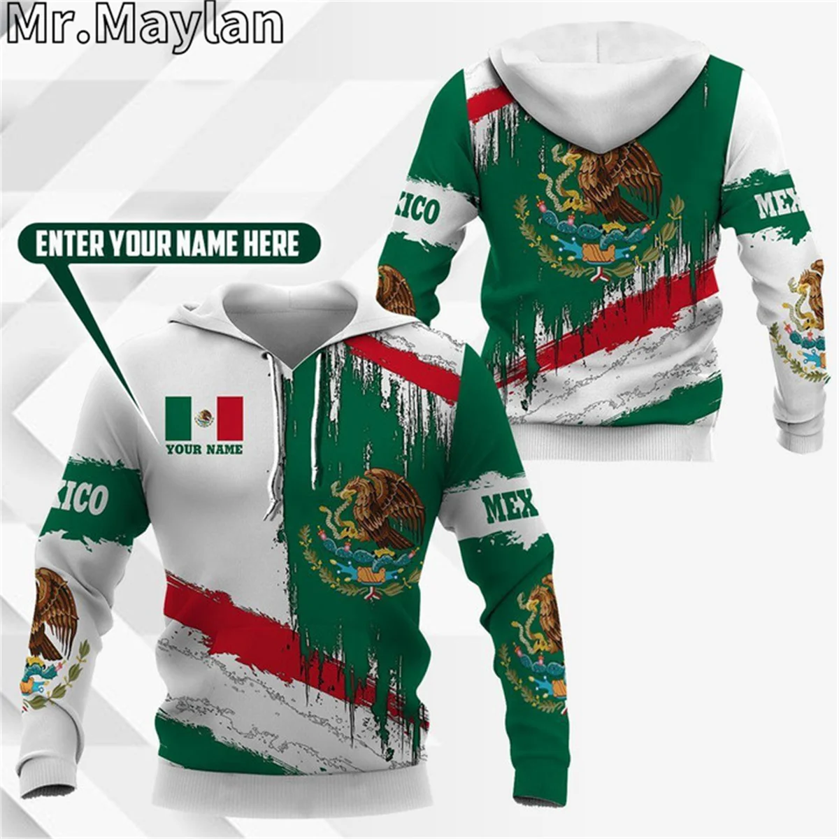 

MEXICO CUSTOM NAME 3D Full Printed Jacket Men/women Hoodie Unisex Casual Streetwear Sweatshirts Pullover Sudadera Hombre RK011