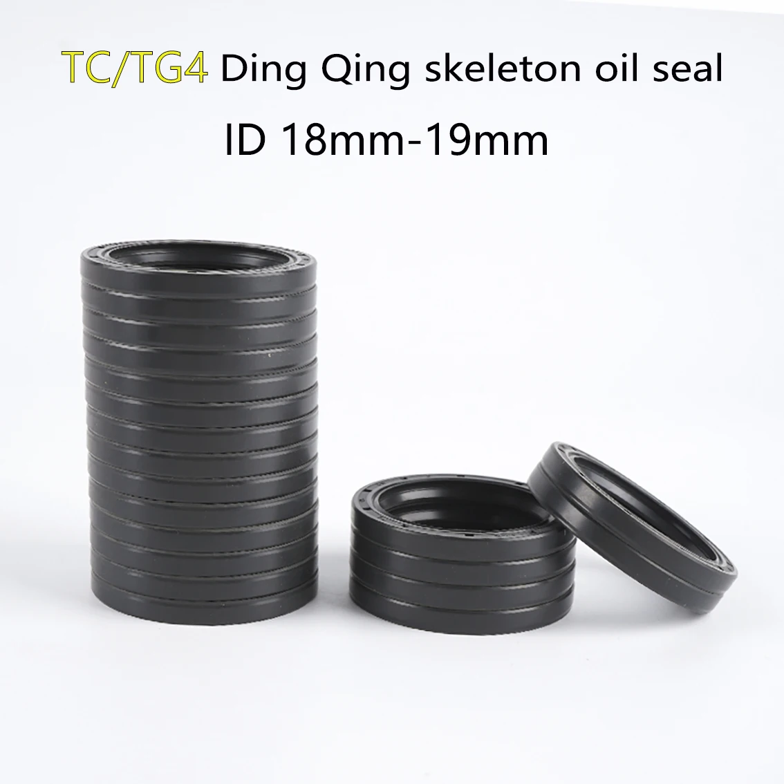 ID 23-24mm NBR Nitrile Rubber Shaft Oil Seal TC/TG-23*30/32/34/35/36/37/38/40/42/43/44/4546/47/50/52*5/6/7/8/10 Nitrile Oil Seal