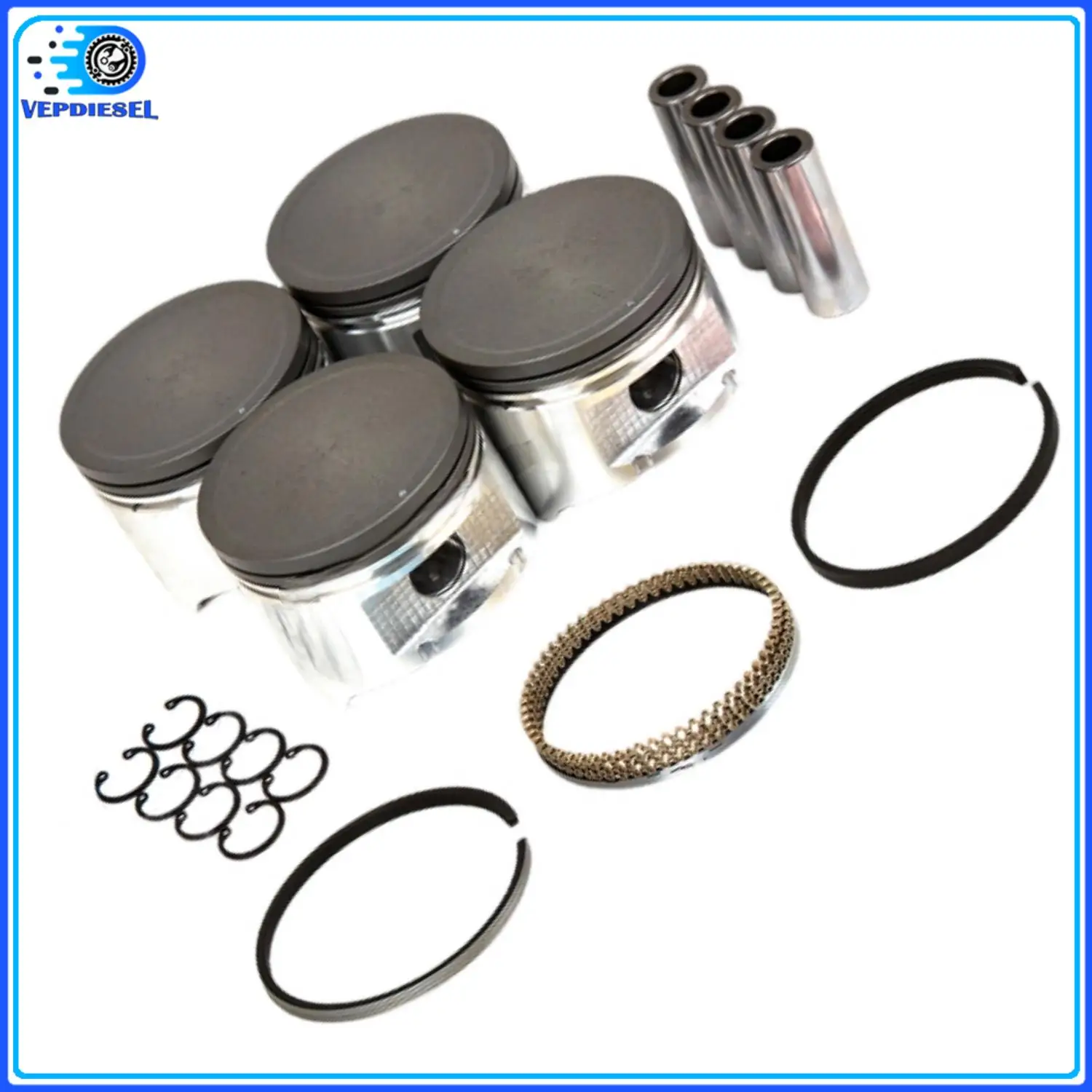 4pcs Engine Piston Set 12010-40F10 A2010-30R10 For Nissan D21 Pickup 2.4L SOHC KA24E 1990-1997 Car Accessories