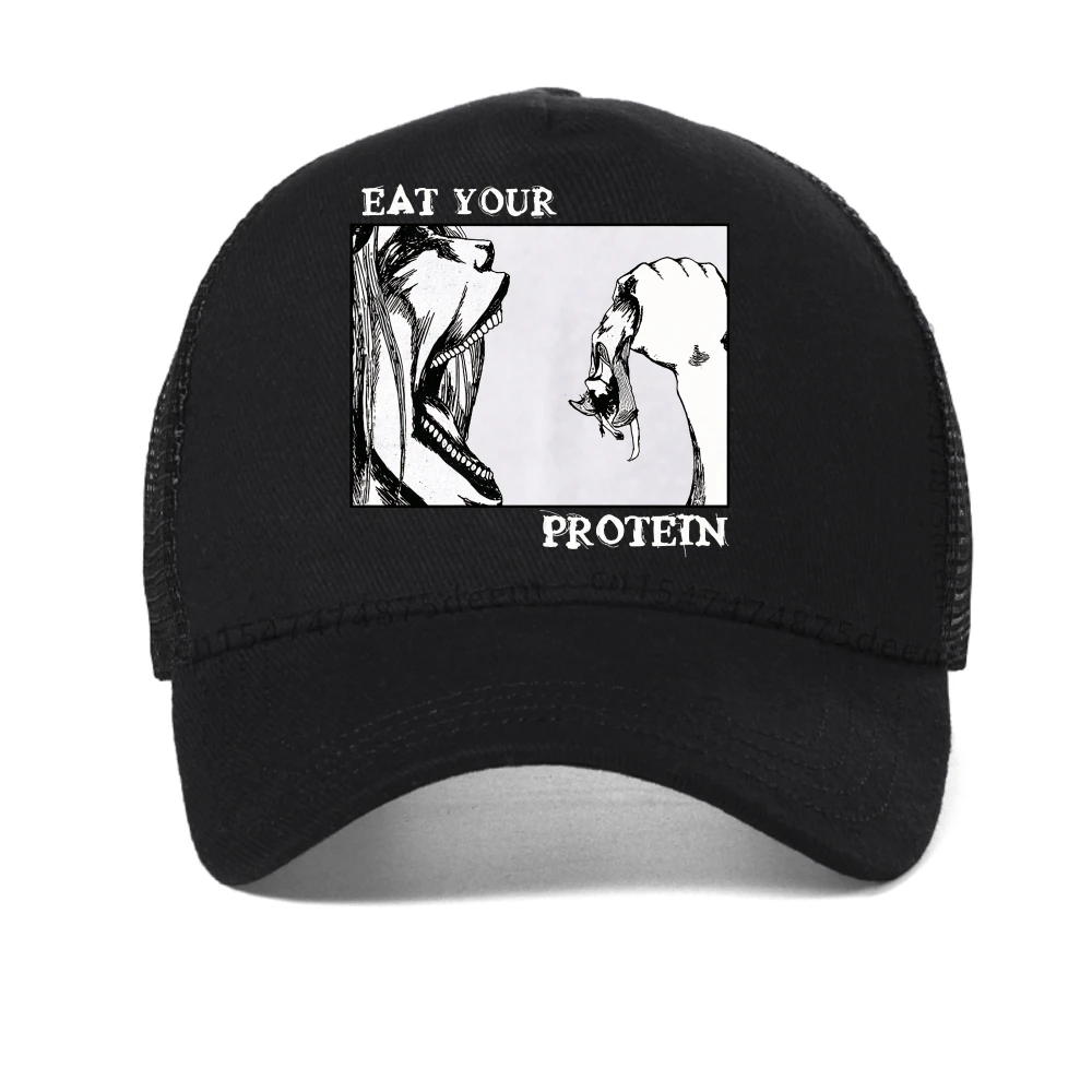 

Attack On Titan cap Anime Vintage casual men breathable baseball caps fashion women snapback hat adjustable mesh Trucker hats