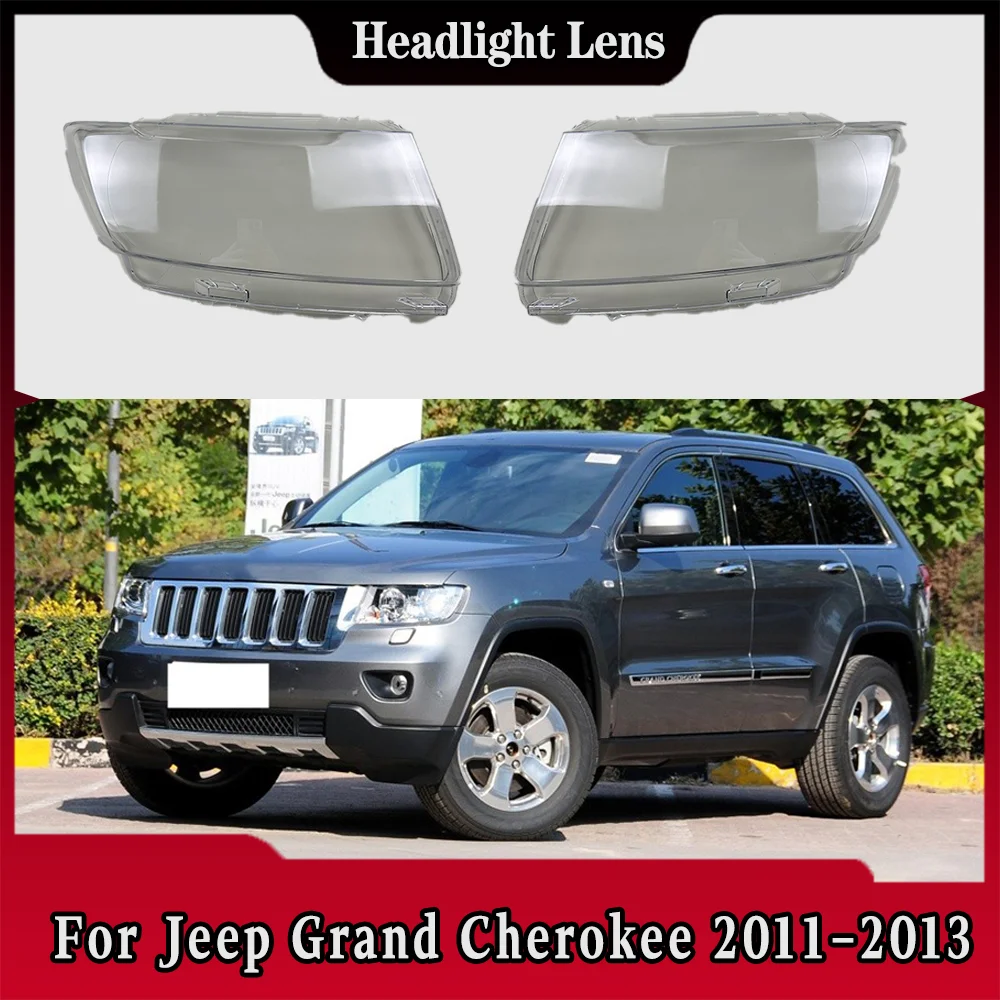 

Headlight Cover For Jeep Grand Cherokee 2011 2012 2013 Car Front Headlight Cover Lampshade Lampcover Caps Headlamp Shell