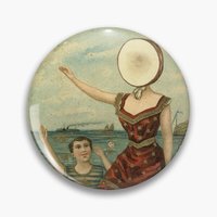Neutral Milk Hotel In The Aeroplane Ov Soft Button Pin Creative Decor Badge Fashion Hat Gift Lover Clothes Collar Jewelry