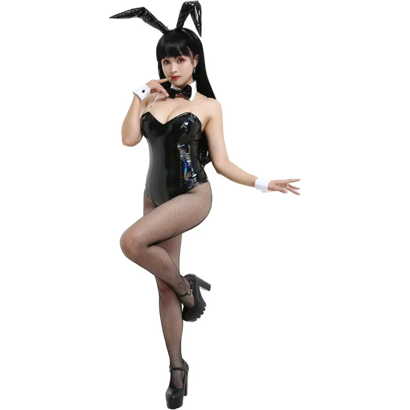 

☆YunCos .fm Women's One Piece suit Japanese Style Bunny Cosplay Costume with Headdress and Bow Accessory☆