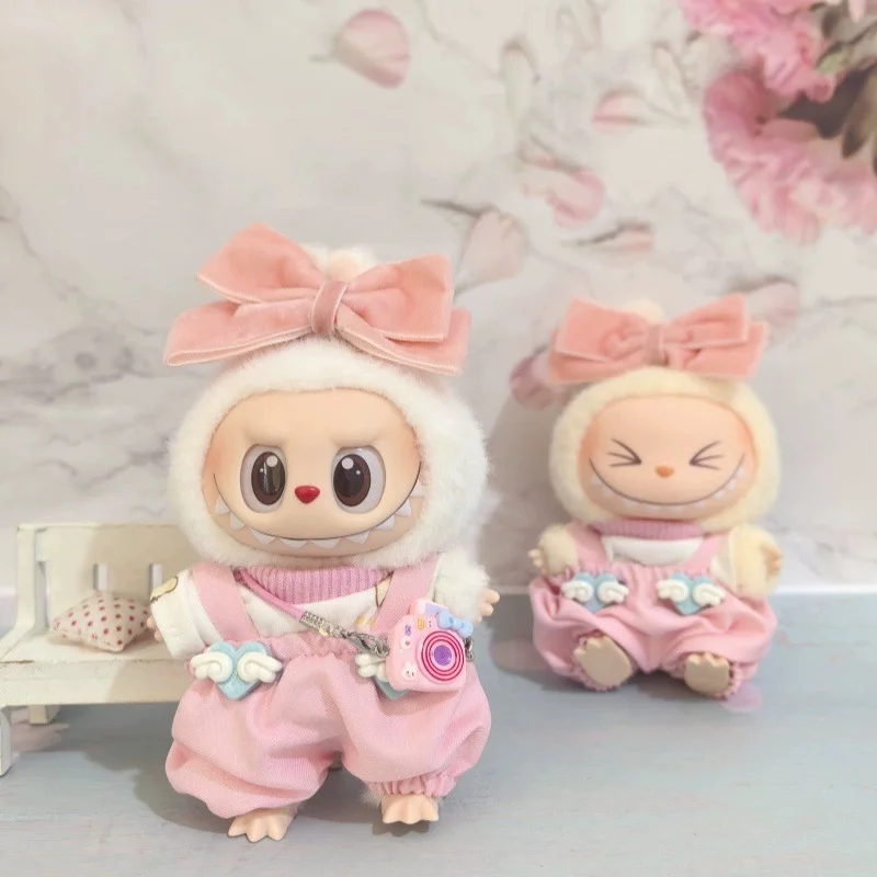 Wolke Dual Farbe Set Puppe Kleidung Ersatz Dritte Generation Hängende Dekoration Für Labubu Kleidung Kinder Puppe Outfit Zubehör